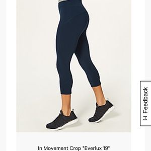 Lululemon In Movement Crop